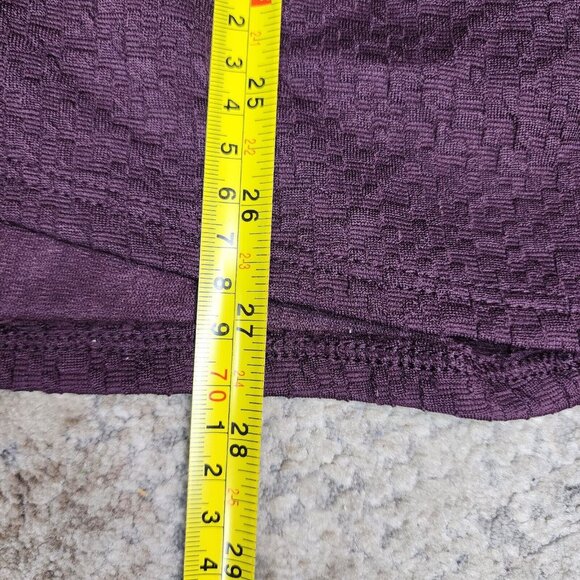 NEW Easywear by Chico's 2 Women's Large Cardigan 3/4 Sleeve Open Front Purple - Picture 5 of 6